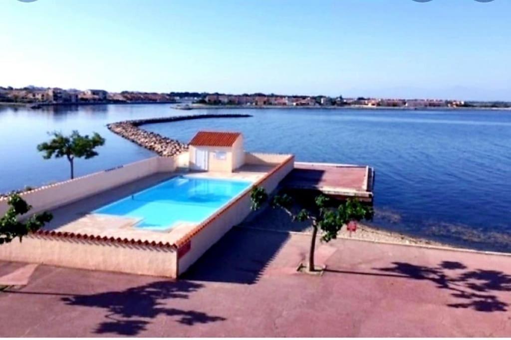 Residence Pointe Vermeille - Charmant Studio Cabine Avec Jolie Vue Sur Le Lac Marin Le Barcarès Exterior foto